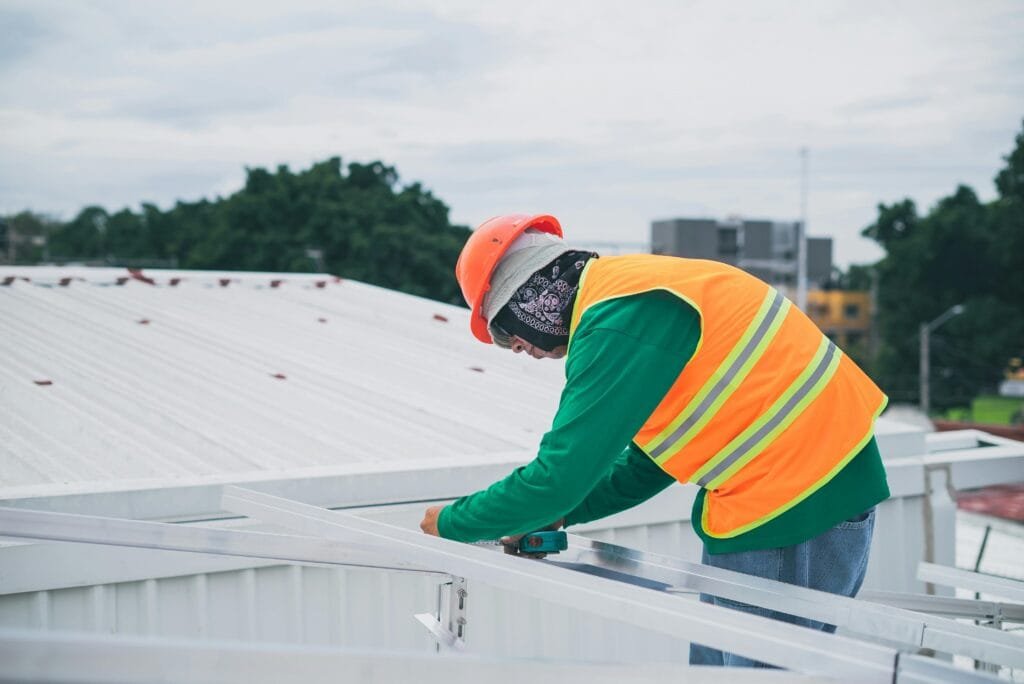 metal roof installation 